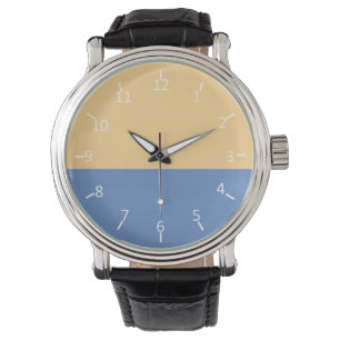 Baby Blue Buff Armbanduhr