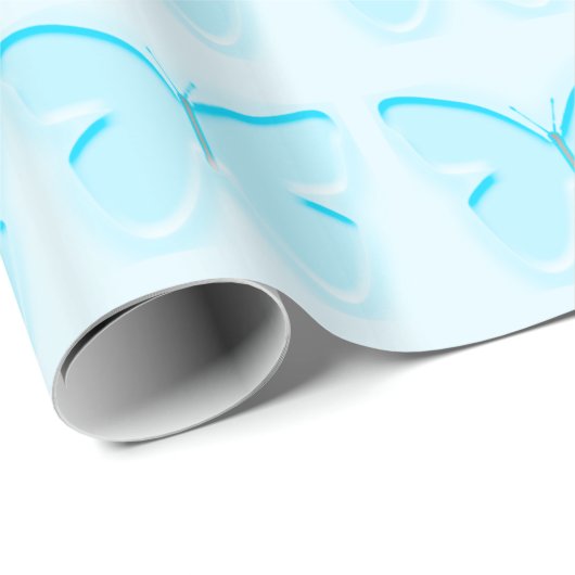 Baby Blue Butterfells Packpapier (Rolleneckpunkt)