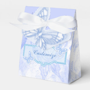 Baby Blue Butterfly Gevor Box Geschenkschachtel