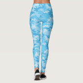 Baby Blue Camouflage Leggings (Rückseite)
