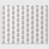 Baby Blue Chinoiserie Ginger Jar Jars Geschenkpapier (Flach)