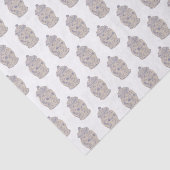 Baby Blue Chinoiserie Ginger Jar Jars  Seidenpapier (Ausschnitt)