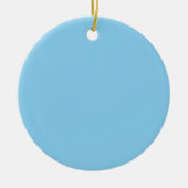 Baby Blue Circle Keramik Ornament (Vorne)