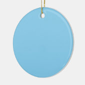 Baby Blue Circle Keramik Ornament (Links)