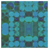 Baby Blue Circles 369 Abstrakte Fabric Stoff (Nahaufnahme)