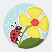 Baby Blue Circles; Ladybug Magnet (Vorne)