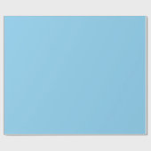Baby Blue Classy Monochromatic Geschenkpapier (Flach)