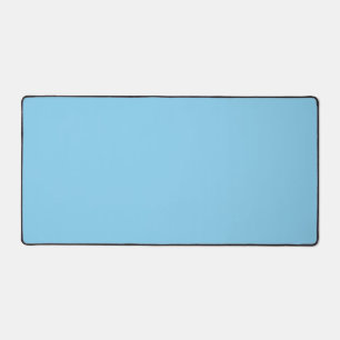 Baby Blue Color Einfach monochrome Schlicht Blue B Schreibtischunterlage