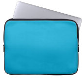 Baby Blue Cool und einfach, solide Farbe Laptopschutzhülle (Vorderseite)