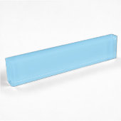 Baby Blue Desk Namensplakette