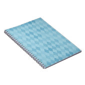 Baby Blue Diamonds Notizblock (Rechte Seite)