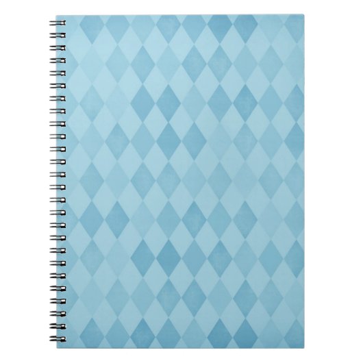 Baby Blue Diamonds Notizblock (Vorderseite)