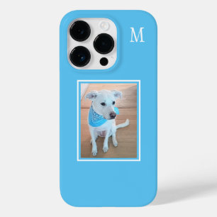 Baby Blue Dog Lover 1 Foto Single Initial Case-Mate iPhone 14 Pro Hülle