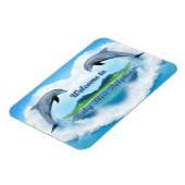 Baby Blue Dolphin Magnet (Linke Seite)