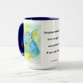 Baby Blue Dragon Tasse (Vorderseite Links)