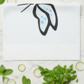 Baby Blue Dragonfly Küchentuch (Gefaltet)