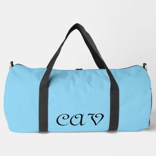Baby Blue Duffle Bag (Vorderseite)