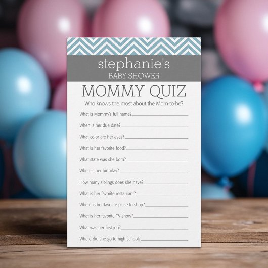 Baby Blue Duwer Game - Wer kennt Mommy Best Quiz