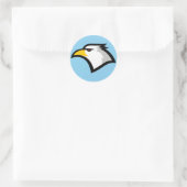 Baby Blue Eagle Runder Aufkleber (Tasche)