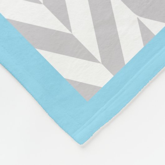 Baby Blue Elephant Birth Keepake Design Fleecedecke (Ecke)