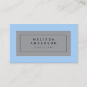 Baby Blue Eyes Business Card Visitenkarte (Vorderseite)