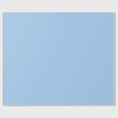 Baby Blue Eyes Solid Color | Classic | elegant Geschenkpapier (Flach)