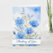 Baby Blue Eyes Watercolor Entschuldigung für Ihren Karte (Vorderseite)