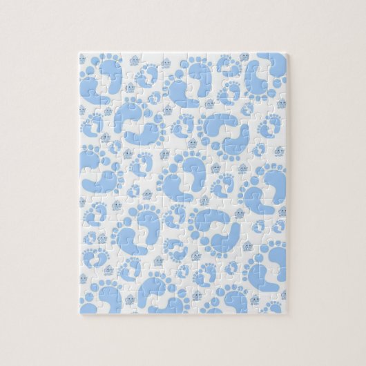 Baby Blue Fee Elephant Jigsaw Puzzle (Vertikal)