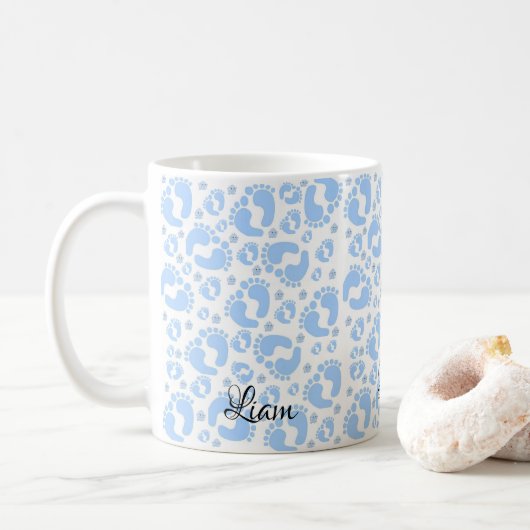 Baby Blue Feet Boys Tasse (Mit Donut)