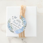 Baby Blue Floral Princess Dress Silver Quinceañera Geschenkanhänger (Beispiel)