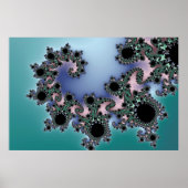 Baby Blue - Fraktal Poster (Vorne)