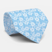 Baby Blue Gänseblümchen Krawatte (Gerollt)