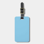 Baby Blue Gepäckanhänger (Vorderseite vertikal)