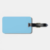 Baby Blue Gepäckanhänger (Rückseite horizontal)
