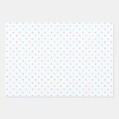 Baby Blue Gingham Gift Wraps mit Country Charme. Geschenkpapier Set (Vorderseite 2)