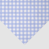 Baby Blue Gingham Pattern Seidenpapier (Ausschnitt)