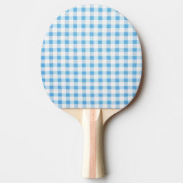 Baby Blue Gingham Tischtennis Schläger