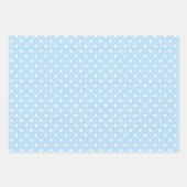 Baby Blue Gingham und Polka Dots. Geschenkpapier Set (Vorderseite 2)
