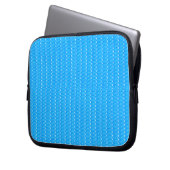 Baby Blue Glitzer Notebook Sleeve (Vorderseite Links)