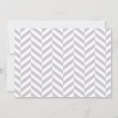 Baby Blue & Gray Elephant 🐘 Baby - Christening Einladung (Rückseite)