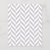 Baby Blue & Gray Elephant Baby Shower - Bingo Flyer (Hinten)