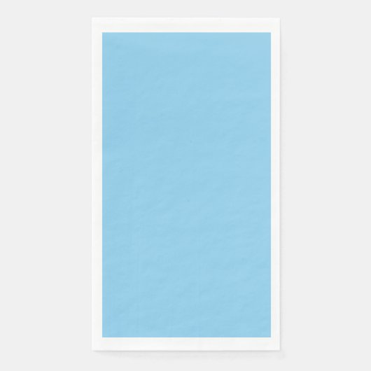 Baby Blue Guest Paper Napkin Serviette (Vorderseite)