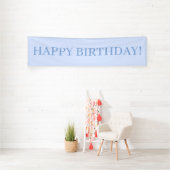 Baby Blue Happy Birthday Banner (InSitu)