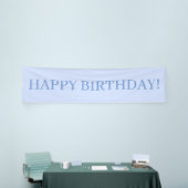 Baby Blue Happy Birthday Banner (Messeveranstaltung)