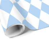Baby Blue Harlequin Geschenkpapier (Rolleneckpunkt)