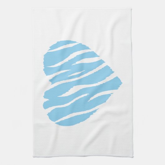 Baby Blue Heart Handtuch (Vertikal)