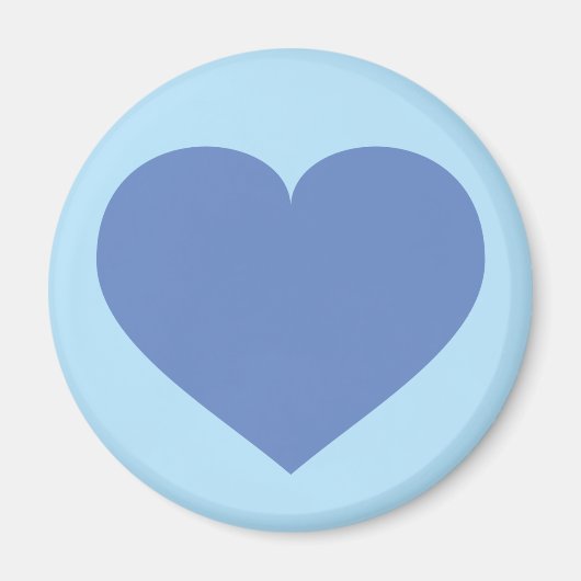 Baby Blue Heart Magnet (Vorne)