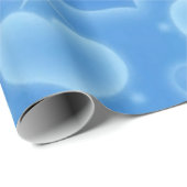 Baby Blue Heart Packpapier (Rolleneckpunkt)