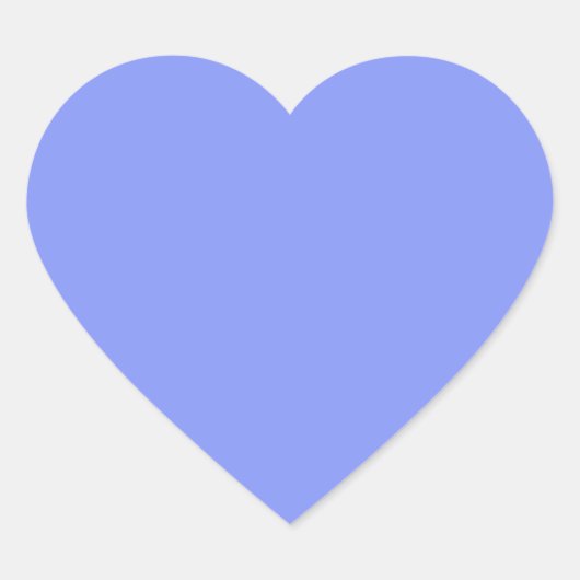 Baby Blue Heart Sticker (Vorderseite)