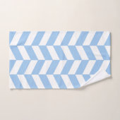 Baby Blue Herringbone Badhandtuch Set (Handtuch)